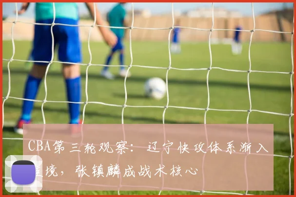 CBA第三轮观察:辽宁快攻体系渐入佳境,张镇麟成战术核心